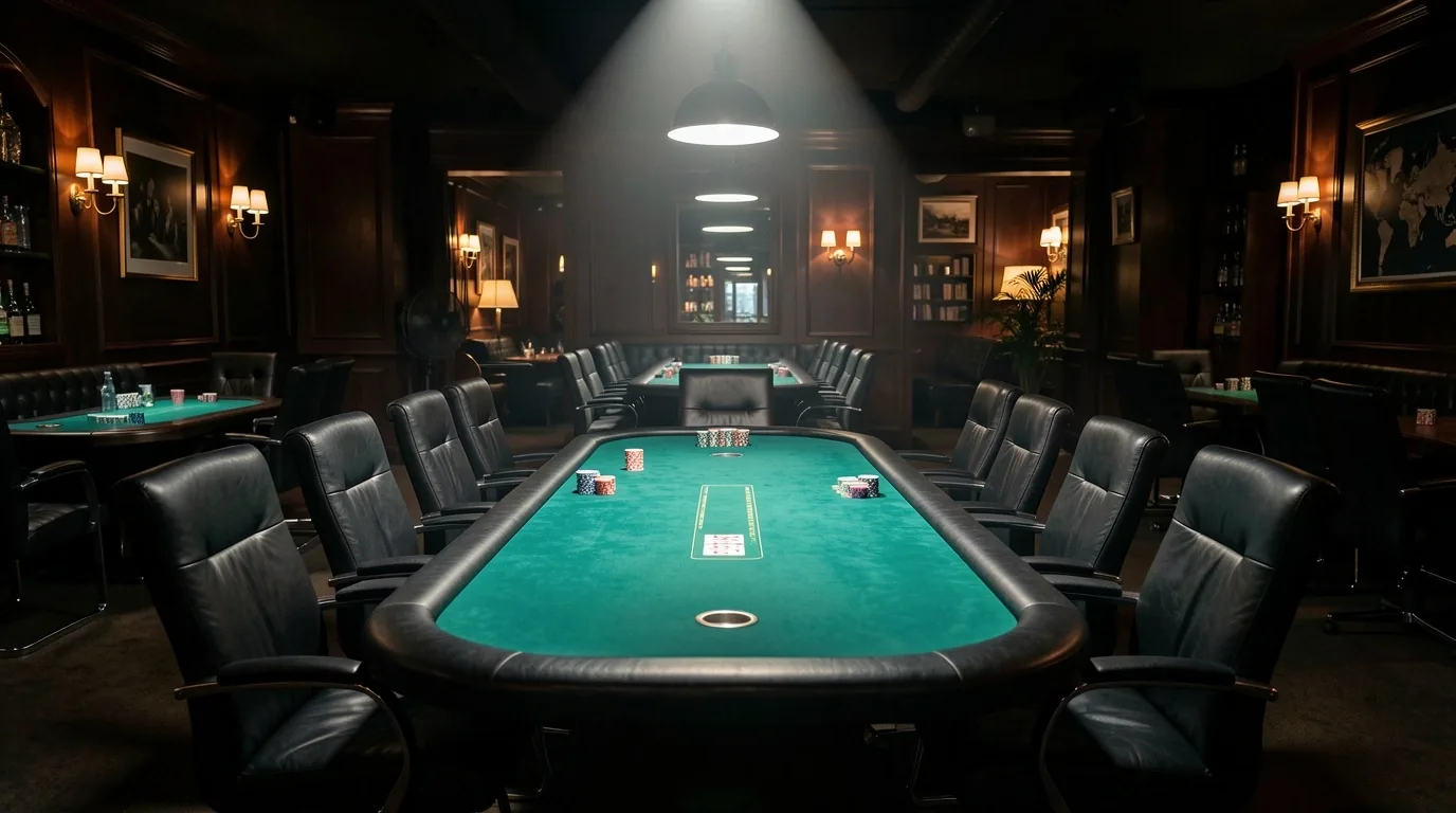 Gaming table in the Grand Circles Casino Circle